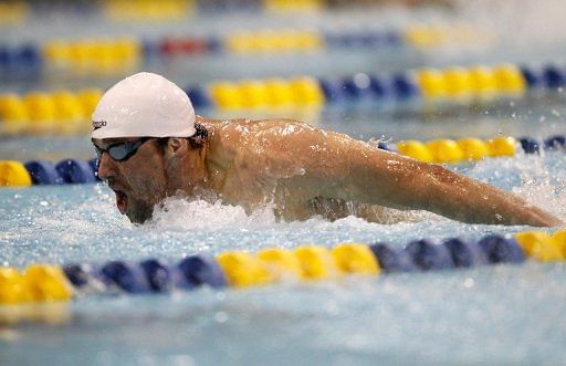 Michael Phelps won the medley in 4:15.88