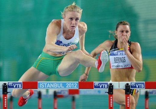 Australia&#039;s Sally Pearson clinched the world indoor 60m hurdles title in March
