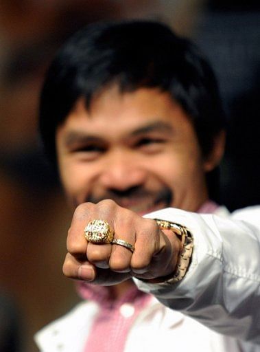 Pacquiao will defend his WBO welterweight title against Bradley when the two meet in the ring on June 9 in Las Vegas