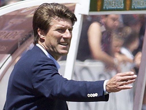Laudrup, a former Barcelona and Real Madrid midfielder, replaces Brendan Rodgers at Swansea