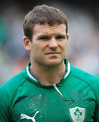 Ireland have lost Gordon D&#039;Arcy (pictured in 2011) to calf strain