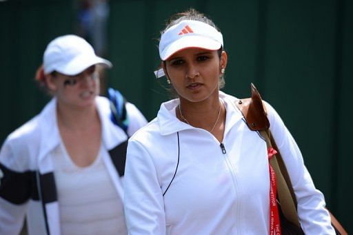 Sania Mirza (right) accused chiefs of 