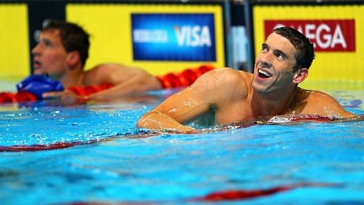 Michael Phelps turned the tables on Ryan Lochte in the 200m freestyle final on Wednesday
