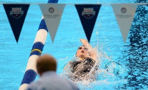 Teenager Missy Franklin led a changing of the guard in the women&#039;s 100m backstroke