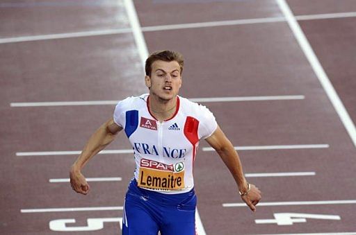 France&#039;s Christophe Lemaitre wins the men&#039;s 100m final