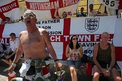 England Fans Antics In Ukraine