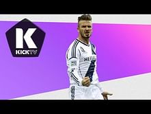 Beckham responds to Olympic snub with stunning free-kick
