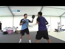 VIDEO: Tevez tries his hand at Boxing