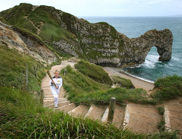 Day 56 - The Olympic Torch Continues Its Journey Around The UK