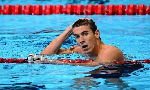 Michael Phelps gained the victory in 1min 54.84sec