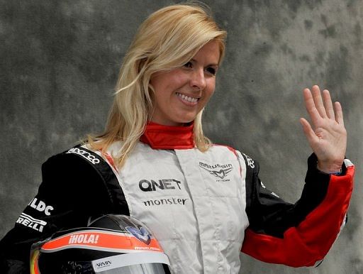 Maria De Villota crashed during testing at Duxford Airfield in England