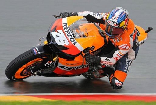 Pedrosa tops German MotoGP practice times
