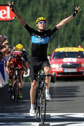 Nairobi-born Christopher Froome&#039;s victory is his first on the world&#039;s biggest bike race