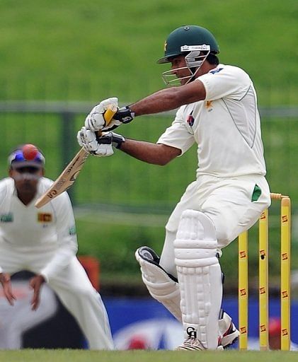 Asad Shafiq reached his sixth Test half-century