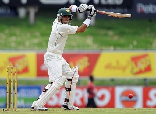 Pakistan recovered through a fifth-wicket stand of 85 between skipper Misbah-ul-Haq (pictured) and Asad Shafiq