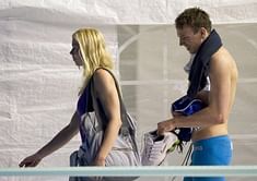 German swim sweethearts under pressure in London