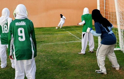 Saudi Arabia forbids public displays of female sports