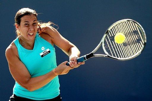 Marion Bartoli lost only seven points on her serve in the second set