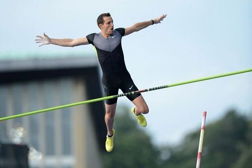 Pole vaulter Renaud Lavillenie is the odds-on favourite to claim gold