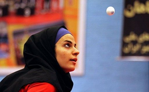 Shahsavari is one of eight women representing Iran at London 2012