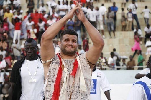 Juan Francisco Espino is the first foreigner to brave his way into Senegalese wrestling arenas