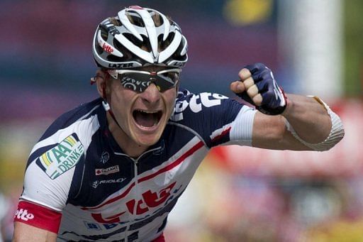 Andre Geipel claimed his third win of this year&#039;s race on Sunday to match Slovakian Peter Sagan&#039;s three-stage haul