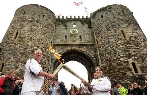 The 8,000-mile relay culminates in the capital after snaking around Britain and visiting the Republic of Ireland