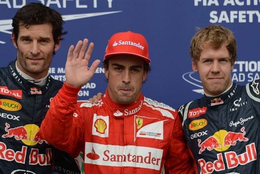 Alonso was four-tenths of a second fastest ahead of nearest rival and defending double champion Sebastian Vettel