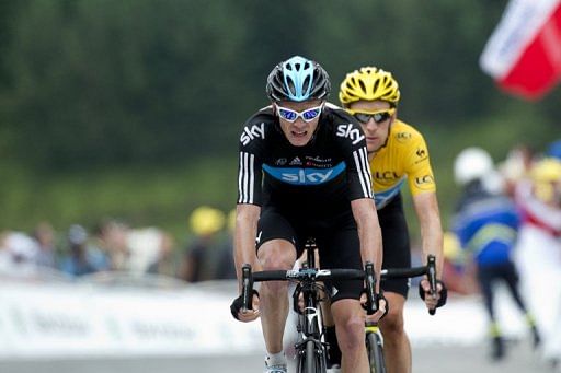 Chris Froome is set to take overall second place in the Tour de France