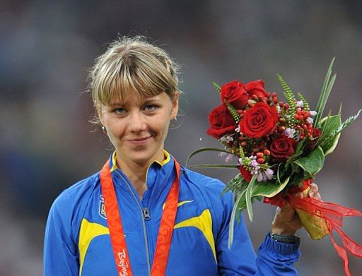 Olympic bronze medallist Nataliya Tobias, pictured in 2008
