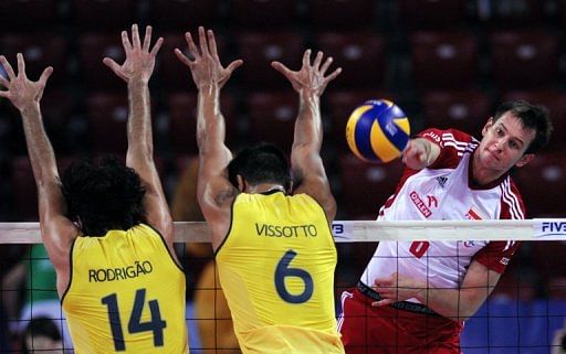 Brazil won men&#039;s volleyball Olympic gold at the Athens games