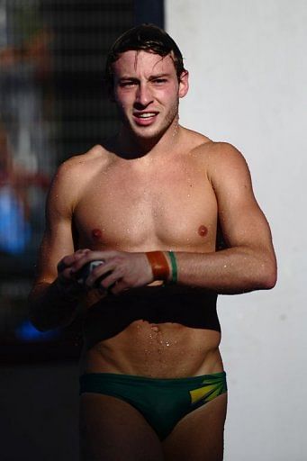 Australia&#039;s Matthew Mitcham, pictured during the FINA World Swimming Championships in Rome, in 2009