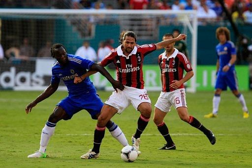 AC Milan play their next game in the nine-match 2012 World Football Challenge against Real Madrid