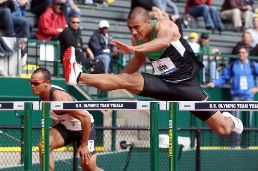 Ashton Eaton (right) said he wa