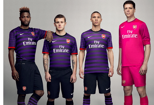 arsenal home away and third kit