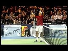 Roger Federer displays his emotions - all of them!