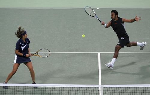 15th Asian Games Doha 2006 - Tennis: Mixed Doubles Semifinal