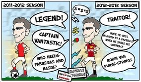 COMIC : Gooners before and after RvP's transfer