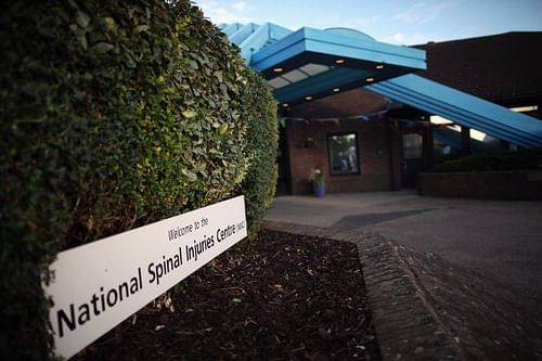 The Paralympic Torch Is Lit At Stoke Mandeville Spinal Unit The Birthplace Of The Games