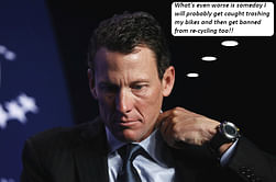 Lance Armstrong trolls himself