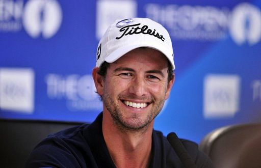 Adam Scott lost out to Ernie Els at the 2012 British Open