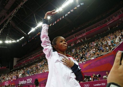 US gymnast Gabrielle Douglas