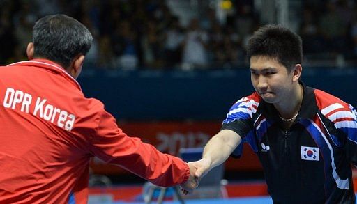 Ryu Seung-Min says North and South Korean table tennis players get on well with each other