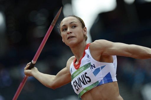 Jessica Ennis threw a personal best of 47.49m today in her weakest heptathlon event, the javelin