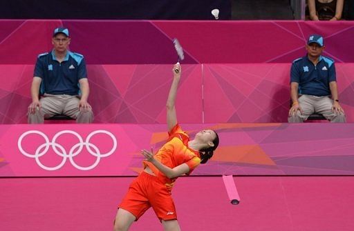 Third seeded Li Xuerui beat world champion Wang Yihan to win badminton gold