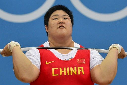 China&#039;s Zhou Lulu competes to win the gold medal