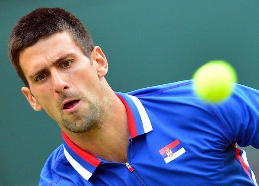 Novak Djokovic (pictured) lost in his bid for the Olympic glory when he went down to Andy Murray