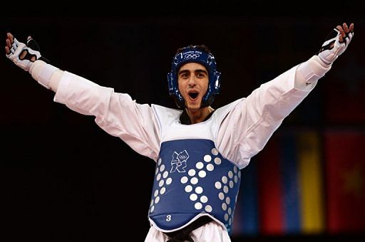 Spain&#039;s Joel Gonzalez celebrates his victory