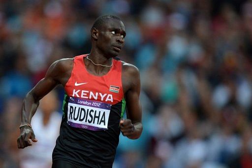 David Rudisha said after his easy 800m semi-final win that his mind was not focussed on anything but the title