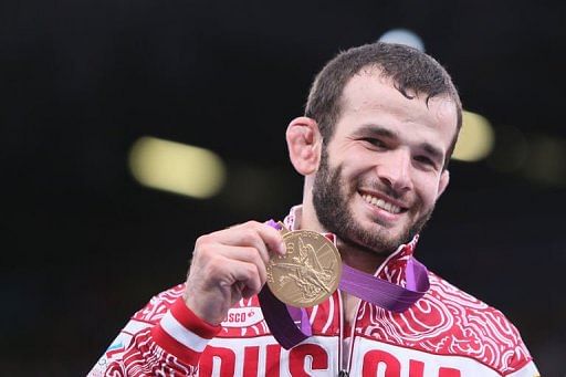 Gold medallist Russia&#039;s Dzhamal Otarsultanov